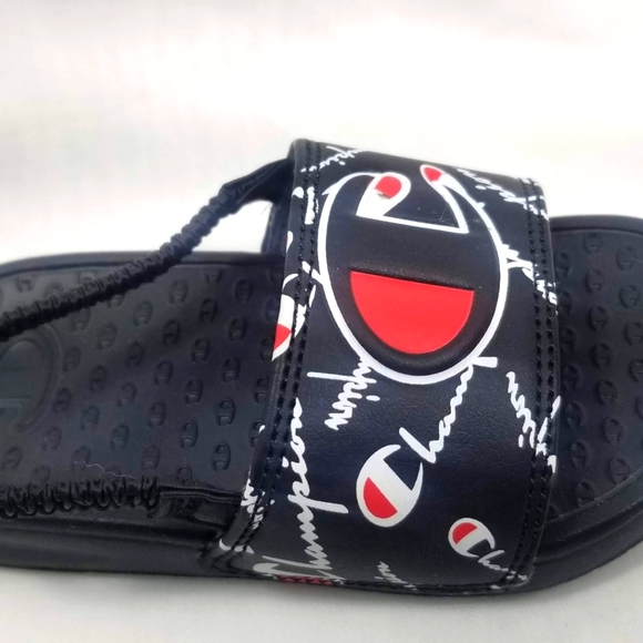 Champion Super Slide Warped Toddlers Sandles - Picture 3 of 6